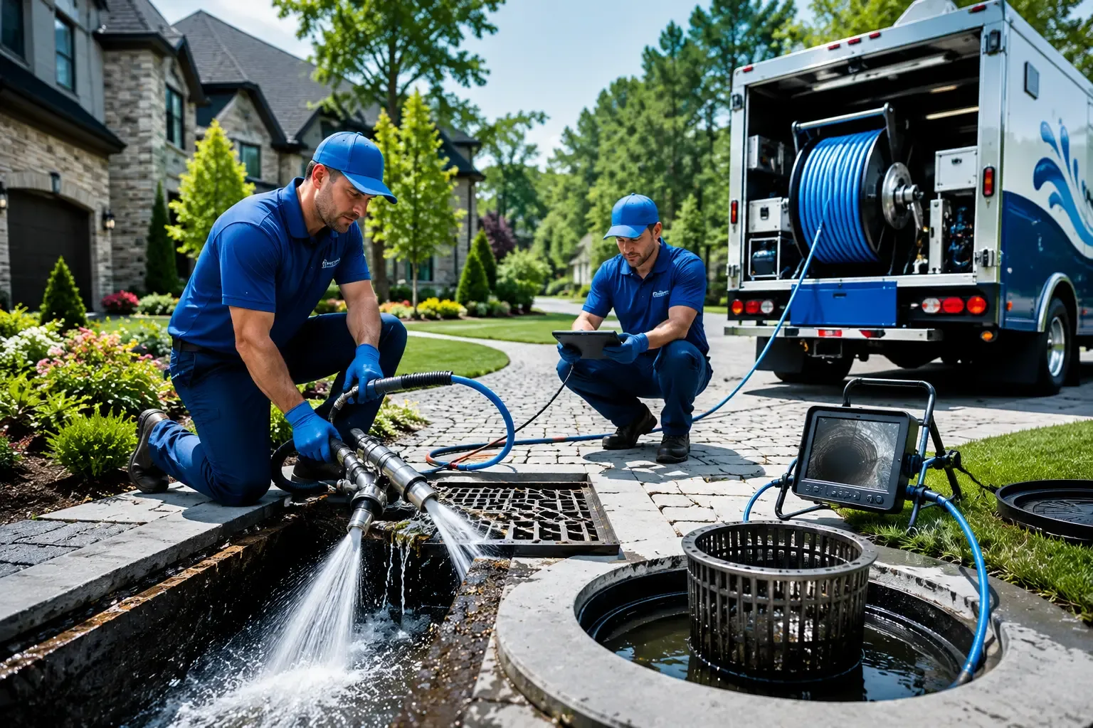 Local outdoor drain cleaning professionals in Higganum, CT