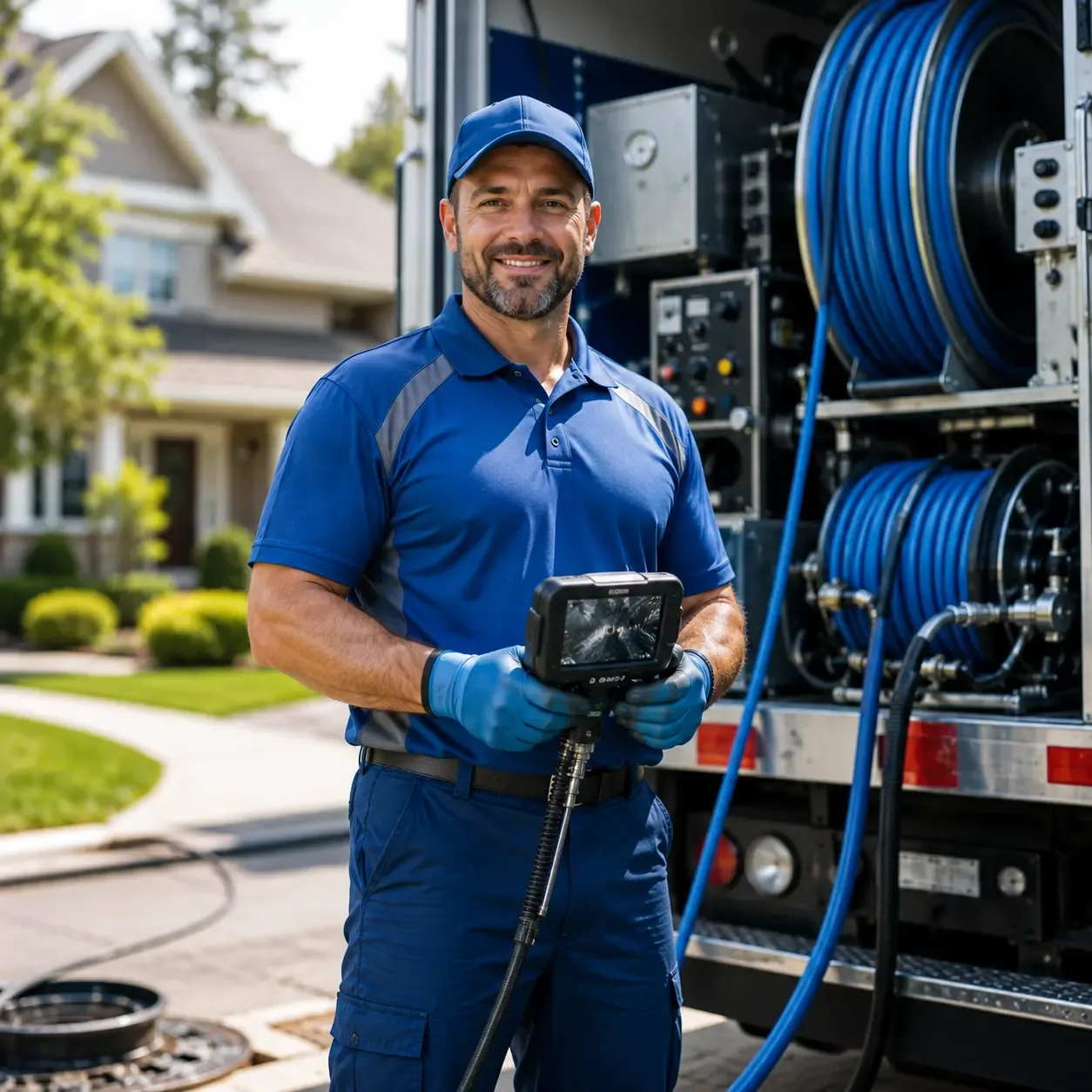 Local outdoor drain cleaning specialists in Higganum, CT